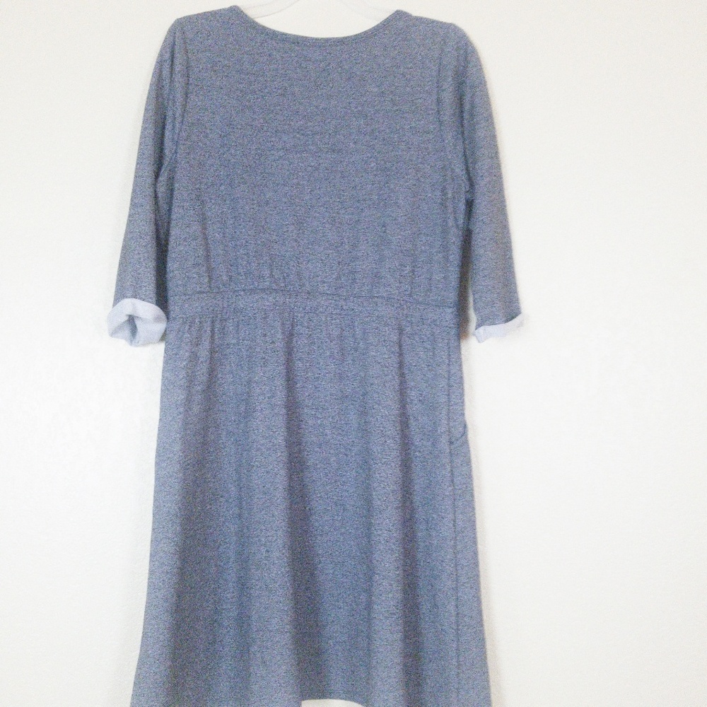 ! SOLD! Torrid SWEATSHIRT TIE WAIST DRESS - Picture 4 of 8